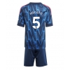 Camiseta Arsenal Piero Hincapie #5 Segunda Equipación Replica 2025-26 para niños mangas cortas (+ Pantalones cortos) Camiseta Arsenal Piero Hincapie #5 Segunda Equipación Replica 2025-26 para niños mangas cortas (+ Pantalones cortos)